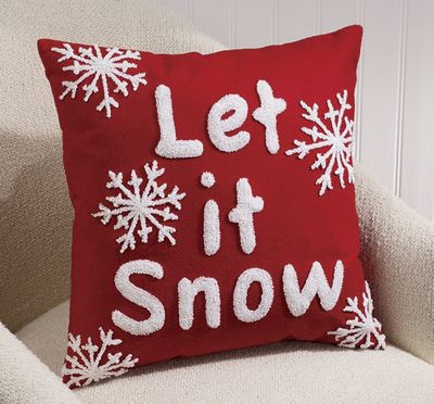Pillow Let It Snow