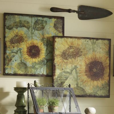 Sunflower Canvases Set Of 2