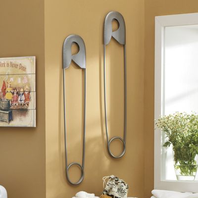 Wall Art Safety Pin Z