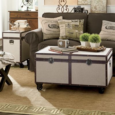 Trunk Tables, Set of 2 Vintage