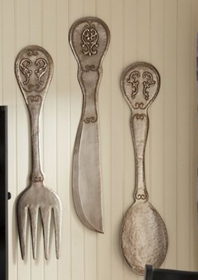 Wall Art Flatware Set Of 3