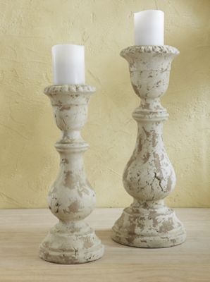 Candleholders Rustic Set Of 2