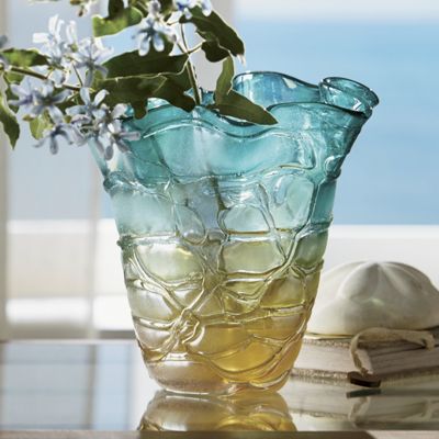 iridescent vase