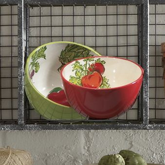 Bowls Farmers Market Set Of 2