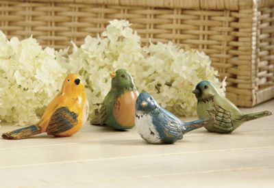 Songbird Figurines Set Of 4