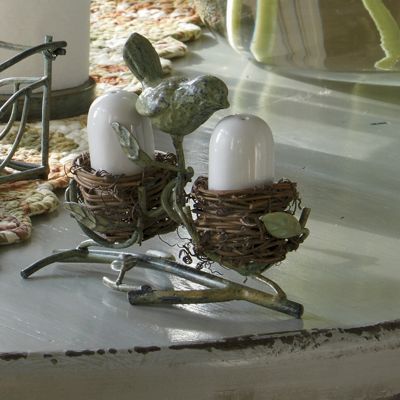 Salt and Pepper Set BirdS Nest