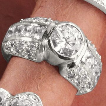 Round Baguette Ring