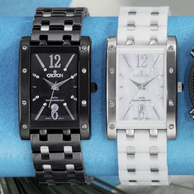 rectangle bracelet watch by croton
