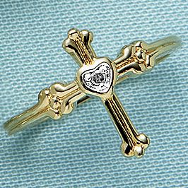 Diamond Cross Ring 1