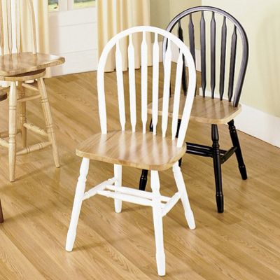 set of 2 arrowback chairs
