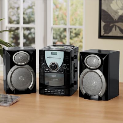 Cd stereo System With Detachable Speakers By Coby