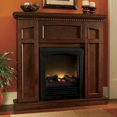 Convertible Electric Fireplace With Storage
