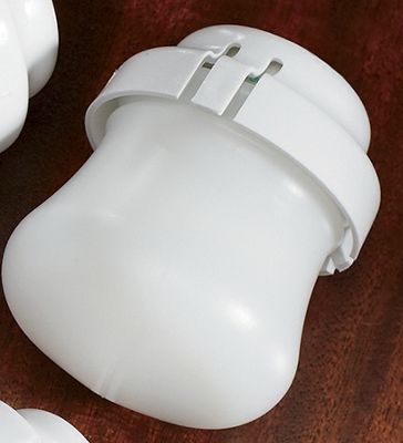Set Of 3 Small Bell shaped Cfl Light Bulb Covers