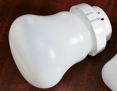 Set Of 3 Large Bell shaped Cfl Light Bulb Covers