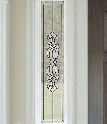 vineyard rose faux leaded glass caming lines