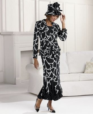 Giraffe print Georgette Ensemble By Tally Taylor