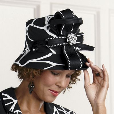 Giraffe print Hat By Tally Taylor