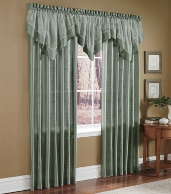 Hawthorne Embroidered Panels And Ascot Valance