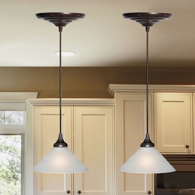 Pendant Light Kit And Bronze Spiral Cover Kit