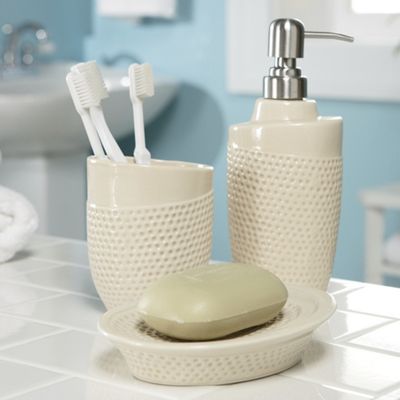 Bath Set Luxury Suite 3 Pc Ceramic