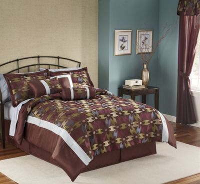 Geo 7 pc Bed Set Valance And Panel Pair