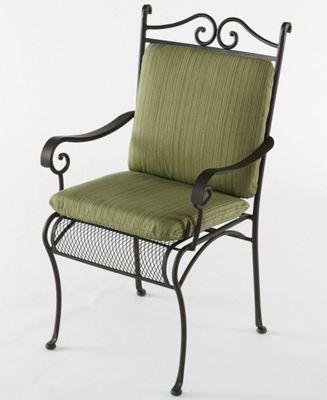 Set Of 2 Wrought Iron Chair Pads