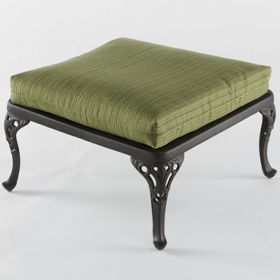 Wood Or Aluminum Ottoman Cushion
