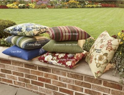 Polyester Outdoor Cushions for Wood or Aluminum Furniture