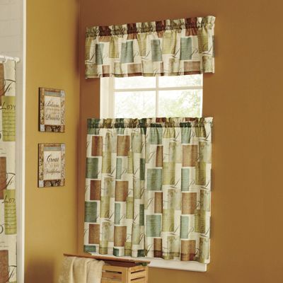 Tranquility Window Valance And Tier Pair