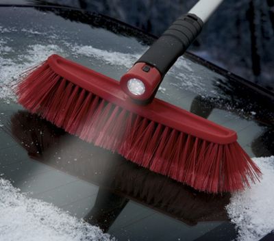 Snow Brush Safety Cone Lighted