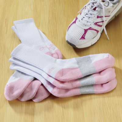 Tony Little Socks Cheeks Performance 3 Pairs