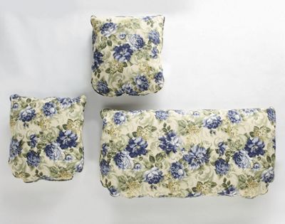 3 Piece Wicker Cushion Set