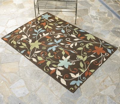 leaf indoor outdoor rug