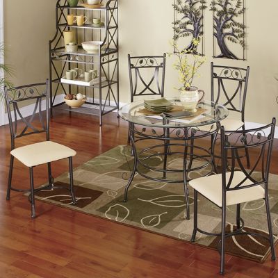 5 Pc Leaf Dining Set