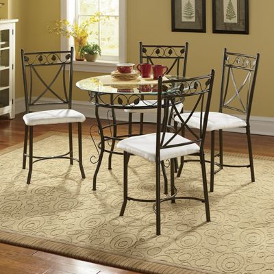 5 Pc Leaf Dining Set