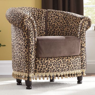 Chair Leopard Tub