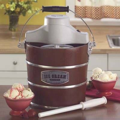 Wooden Bucket Ice Cream Maker By Westbend