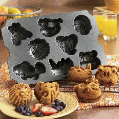 Nordic Ware Zoo Animal Muffin Pan