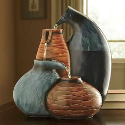 Teal and Chocolate Fountain