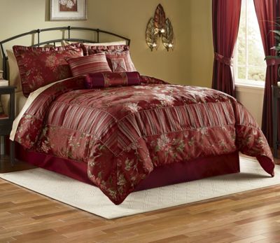 Romantic Belle Floral Jacquard 12 Piece Bed Set