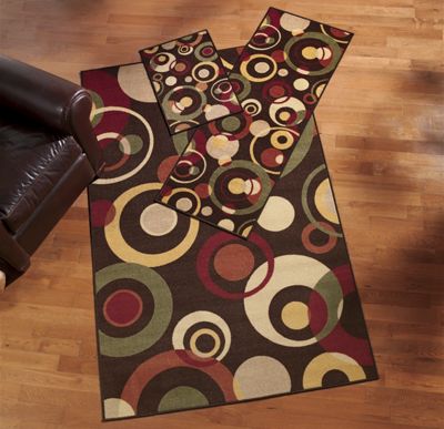 Rug Set Circle 3 Piece