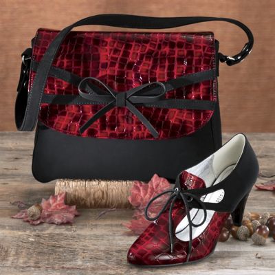 Two Tone Handbag and Shoe