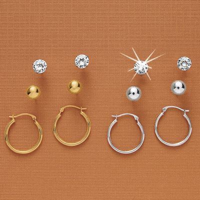 3 Pair Earring Set