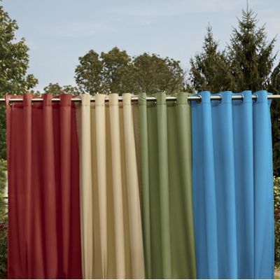 solid color grommet panel