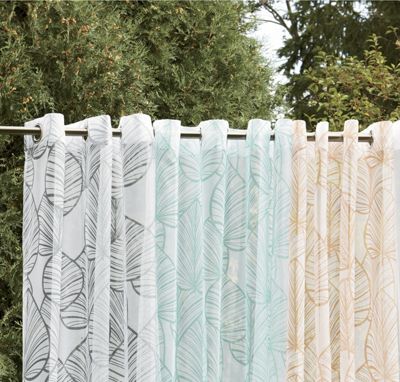 biscayne palm sheer grommet panel