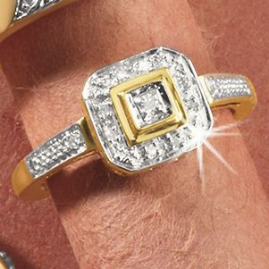Square Frame Ring