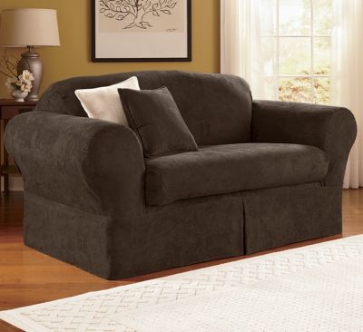 Sueded 2 Pc Slipcover Set