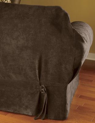Sueded 2 Pc Slipcover Set
