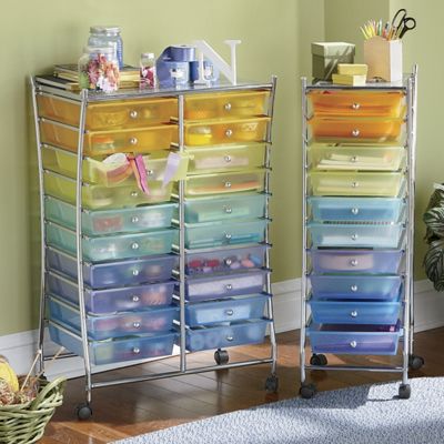 Colorful Storage Drawers
