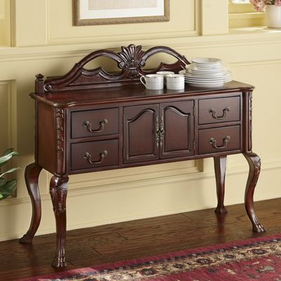 French Colonial Carved Buffet